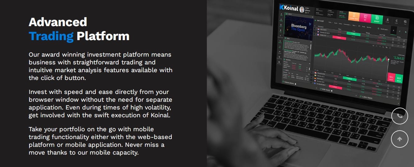 Koinal.AI trading platform