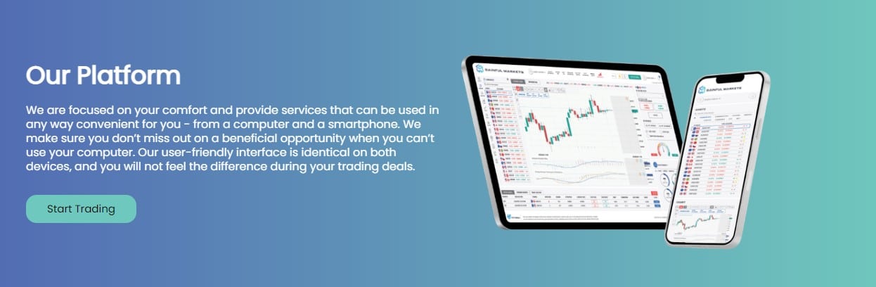 Gainful markets Trading Platform