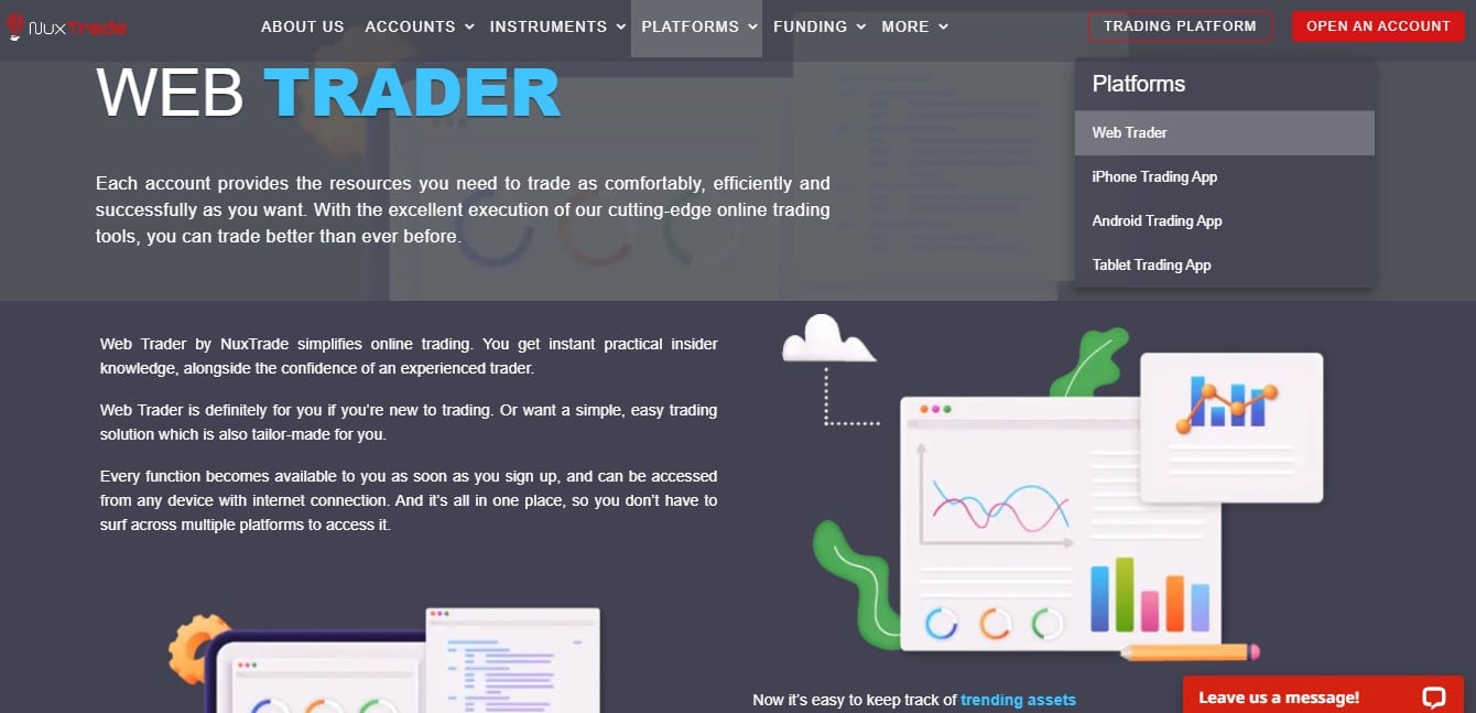 NuxTrade Trading Platform NuxTrade Trading Platform