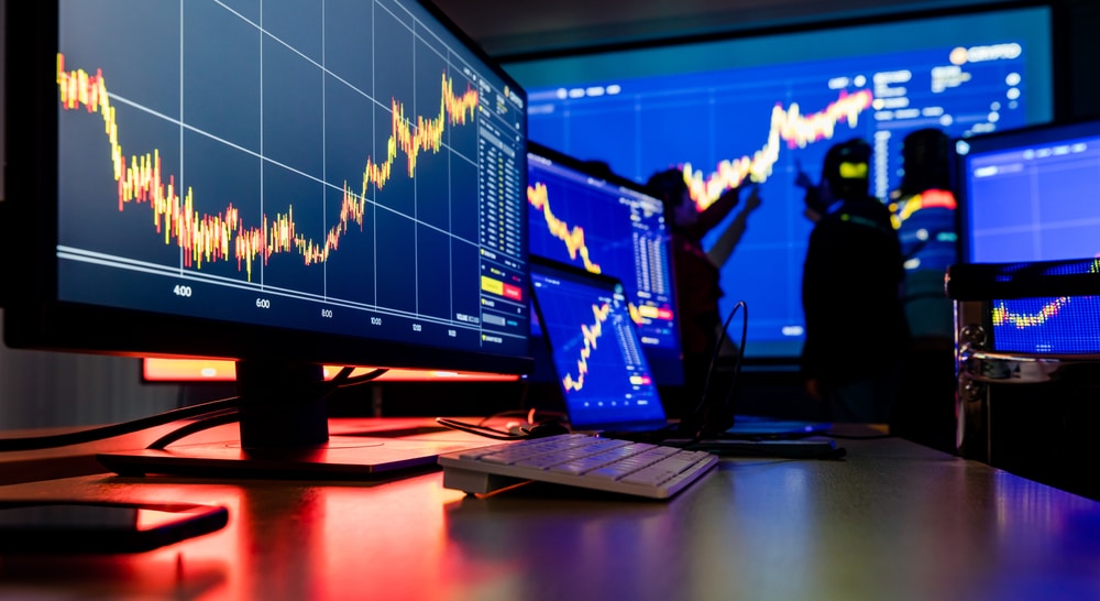 Close,Up,Shot,Of,Financial,Analysis,Graph,Chart,Stock,Exchange