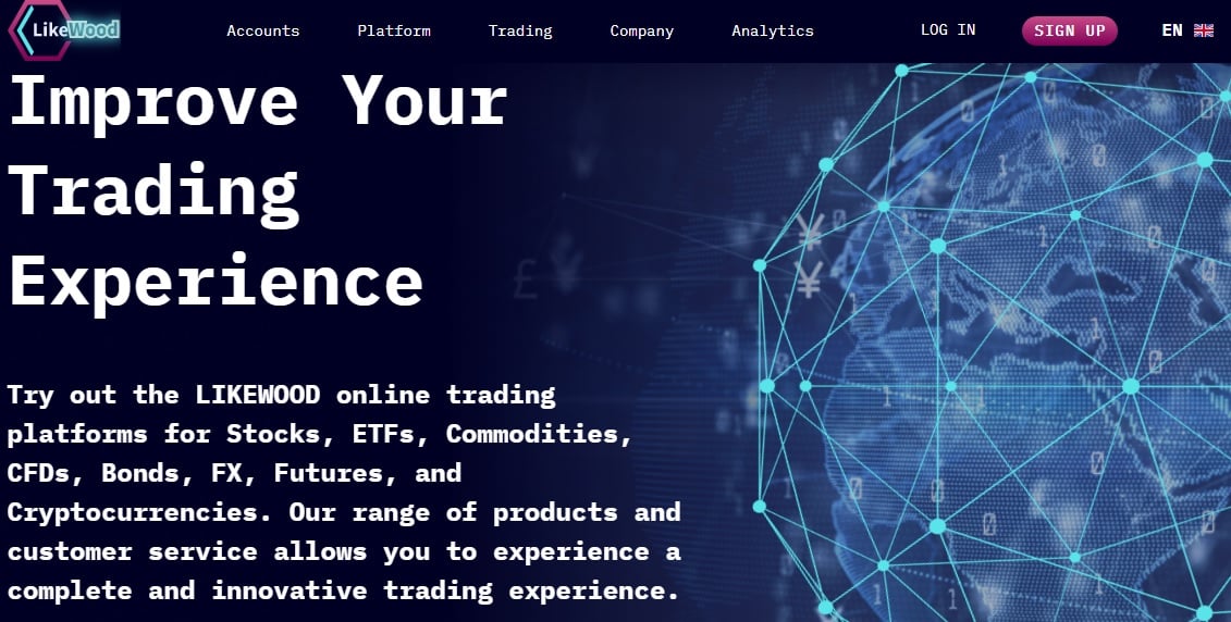 Likewood Invest Homepage