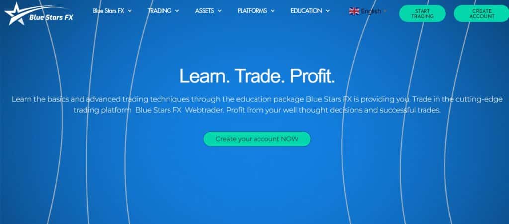 Blue Stars FX website Blue Stars FX website