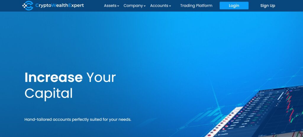 CryptoWealthExpert website