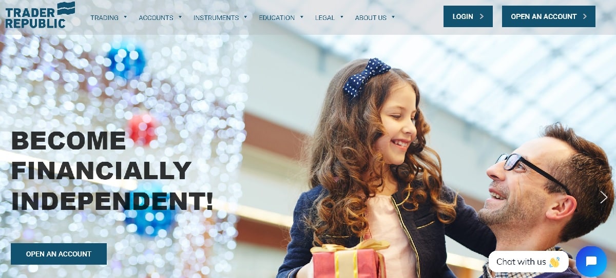 Trader Republic Homepage 
