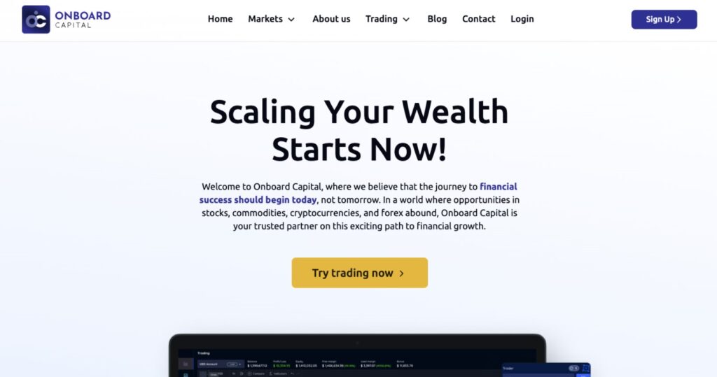 OnBoardCapital website