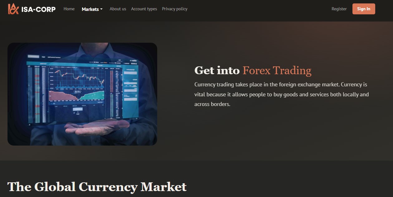 ISA Corp Markets