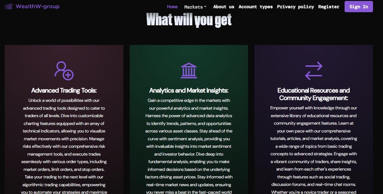WealthW-Group Trading Tools