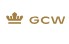 GCW logo with a gold crown above the letters GCW